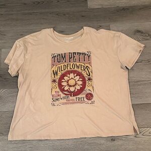 Hybrid & Company Tom Petty Graphic Tan Tee